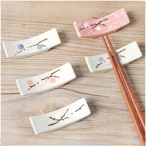Kawaii Ceramic Sakura Chopsticks Holder MM1704 - Chopsticks 