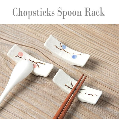 Kawaii Ceramic Sakura Chopsticks Holder MM1704 - Chopsticks 