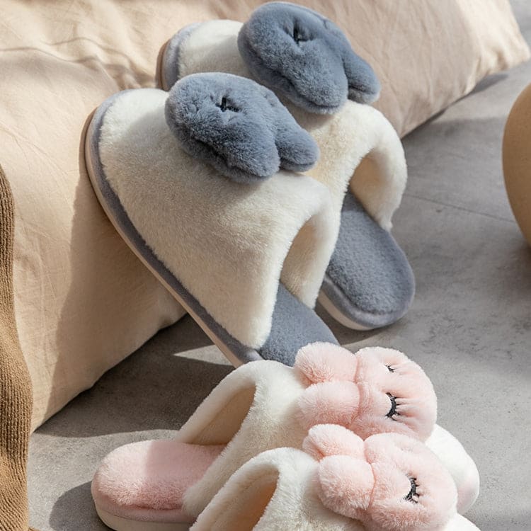 Kawaii Cute Aimal Bunny Lovers’ Slippers ME59 - slippers