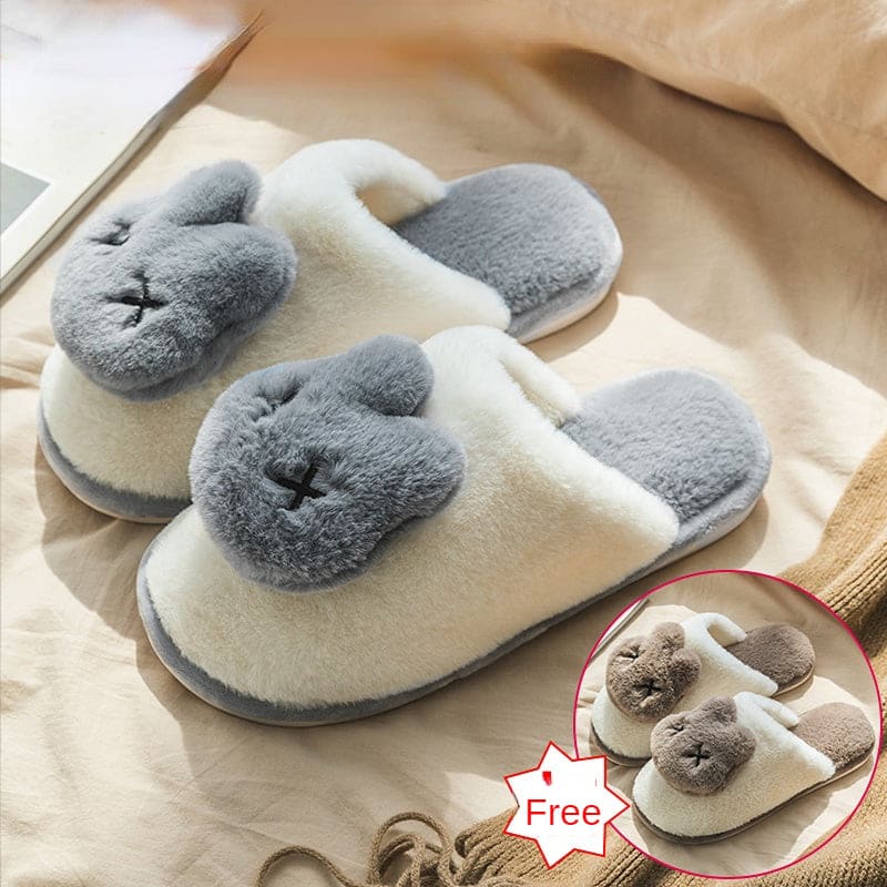 Kawaii Cute Aimal Bunny Lovers’ Slippers ME59 - Female 36-37