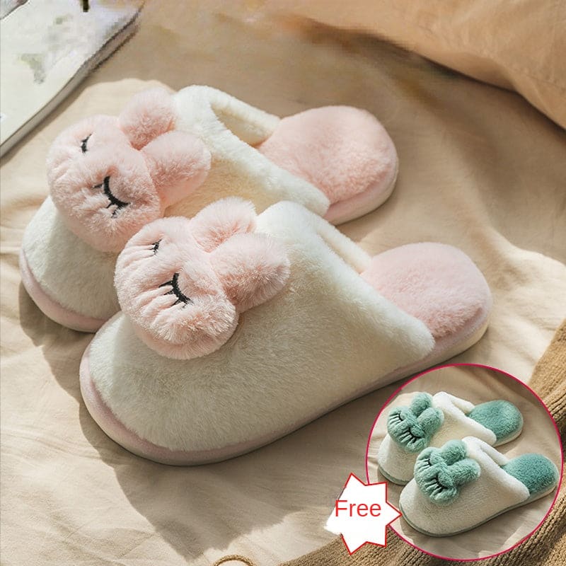 Kawaii Cute Aimal Bunny Lovers’ Slippers ME59 - Female 36-37