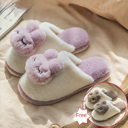 Kawaii Cute Aimal Bunny Lovers’ Slippers ME59 - Female 36-37