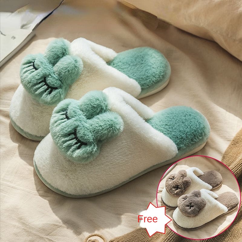 Kawaii Cute Aimal Lovers’ Slippers ME40 - Female 36-37 male