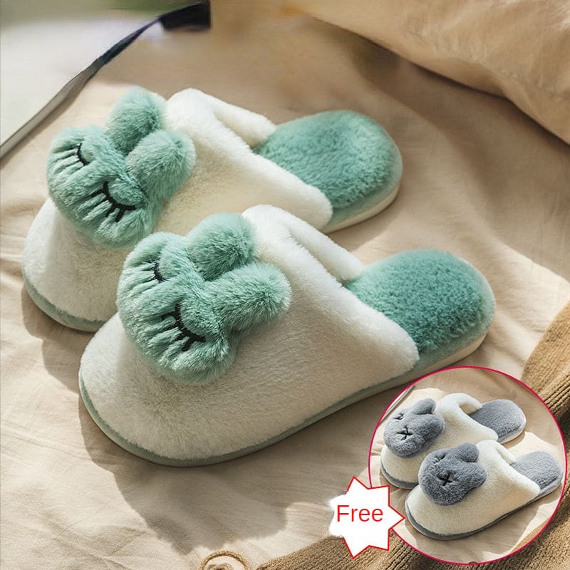 Kawaii Cute Aimal Lovers’ Slippers ME40 - Female 36-37 male