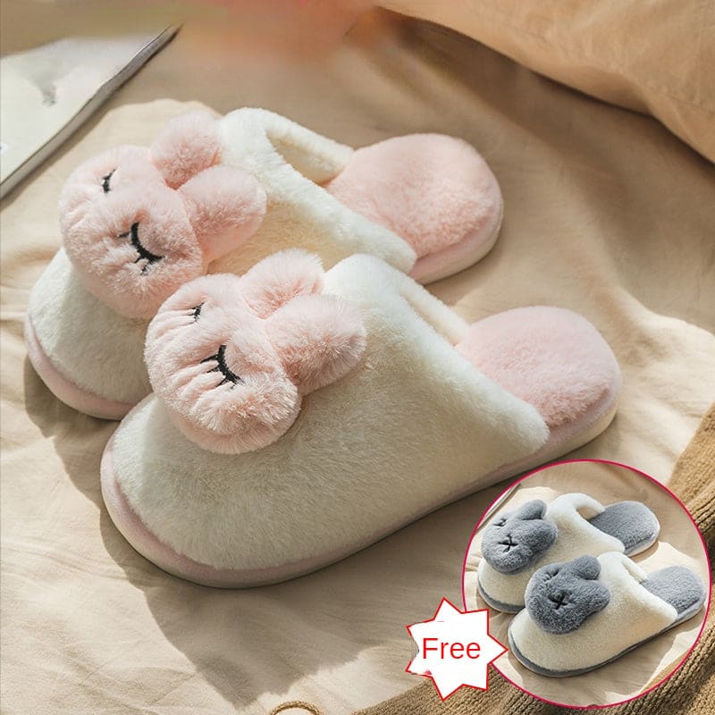 Kawaii Cute Aimal Lovers’ Slippers ME40 - Female 36-37 male