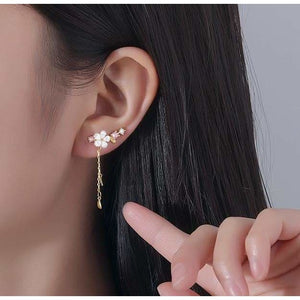 Kawaii Fashion Sakura Cute Earring Clip MK16166 - 