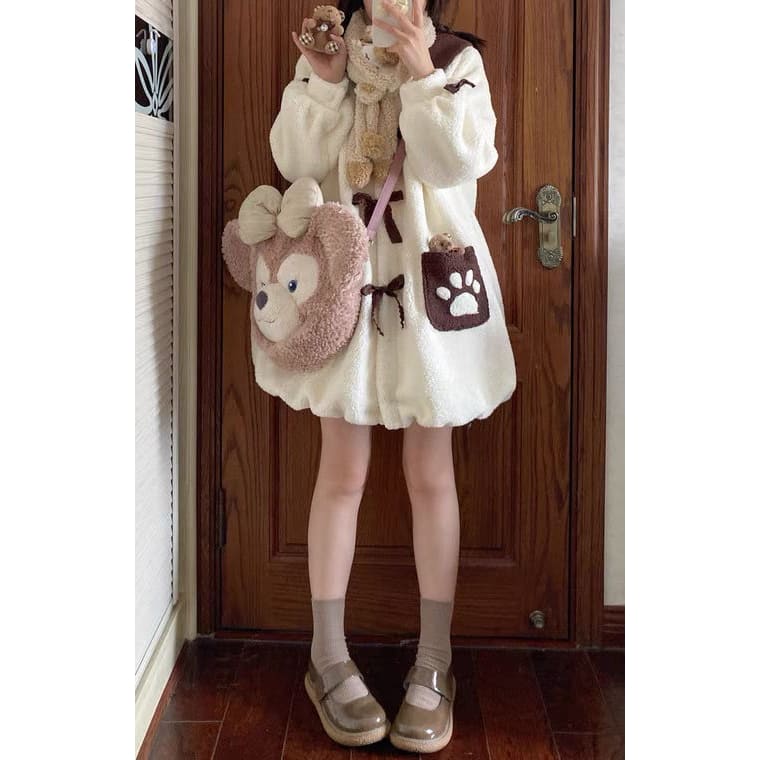 Kawaii Flurry Bear Coat ME16