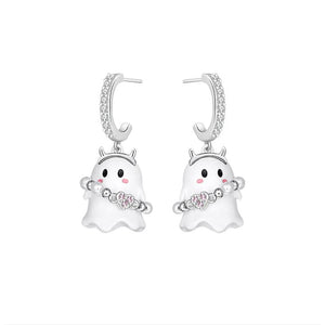 Kawaii Halloween Ghost Earrings ME35 - Little Ghost earrings