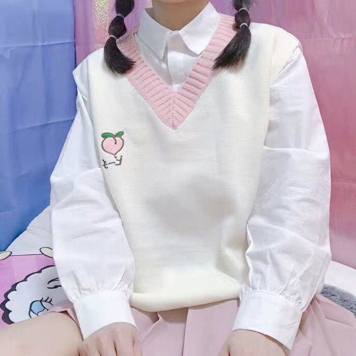 Kawaii Knitting Cute Sweater - sweater