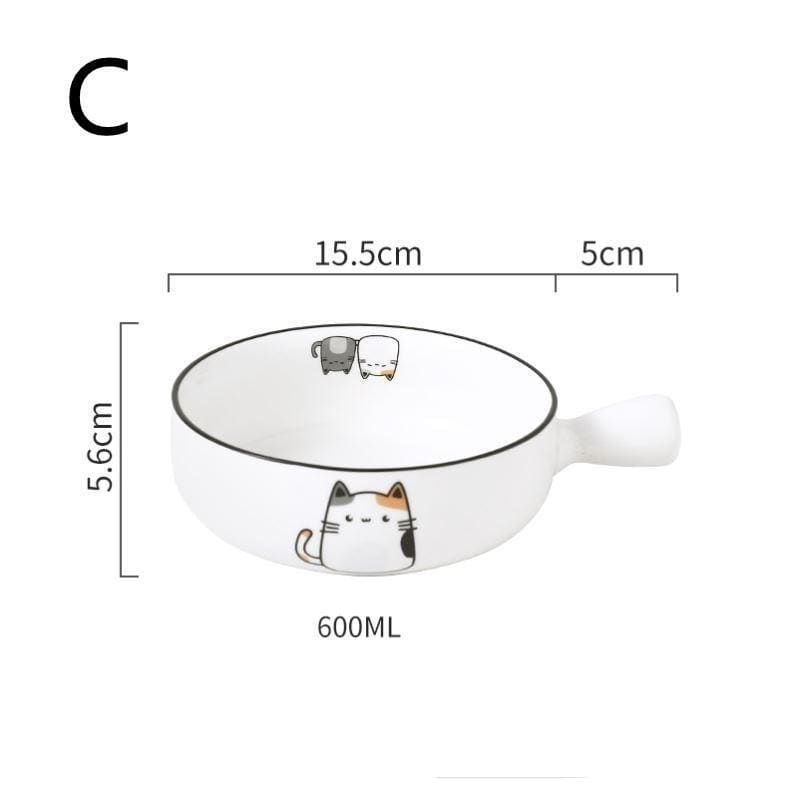 Kawaii Lovely Cats Bowl MK16130 - C - Bowl