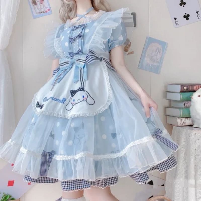 Kawaii Melody/Kuromi Lolita Dress MK17596 - Dress +