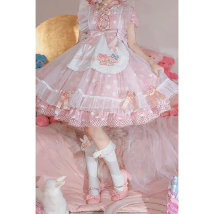 Kawaii Melody/Kuromi Lolita Dress MK17596 - Dress +