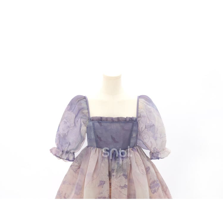 Kawaii Pastel Purple Pink Soft Princess Dress ON627 - dress