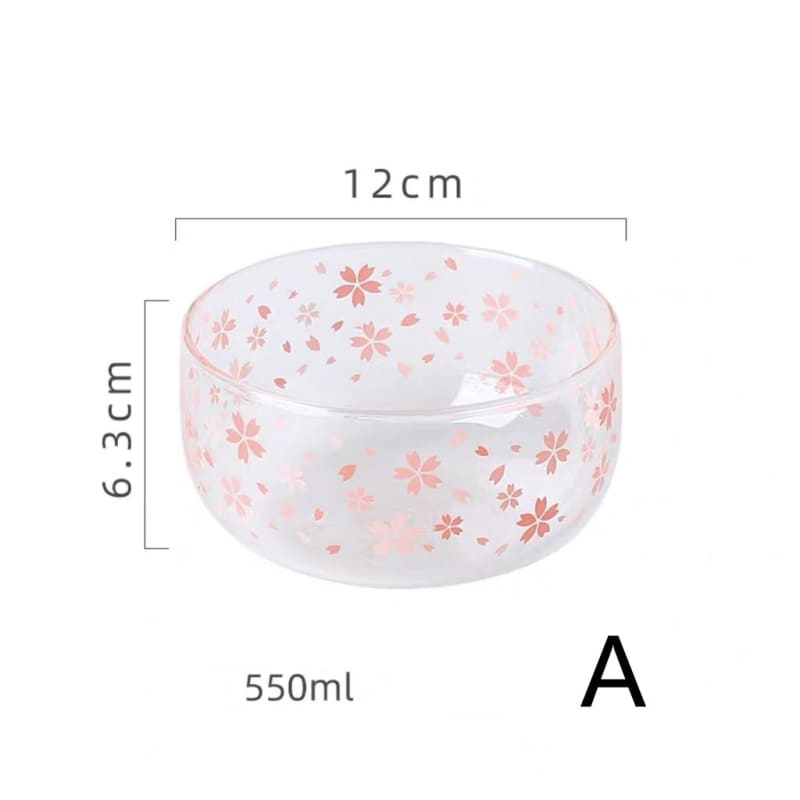 Kawaii Sakura Pink Cup Mug and Bowl MM1208 - KawaiiMoriStore