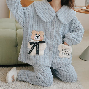 Kawaii Styles Lovely Cartoon Plush Pajamas ON265 - Pajamas