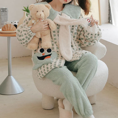 Kawaii Styles Lovely Cartoon Plush Pajamas ON265 - Pajamas