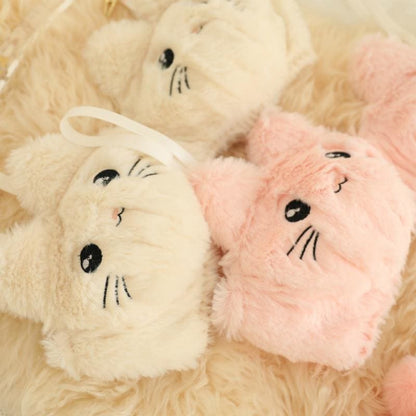 Kitty Ears Cartoon Cute Plush Lingerie Set MK15527 - KawaiiMoriStore