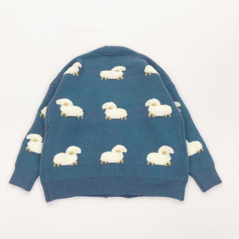 Lamb Dreams Soft Knitted Kawaii Cardigan Sweater - One Size 