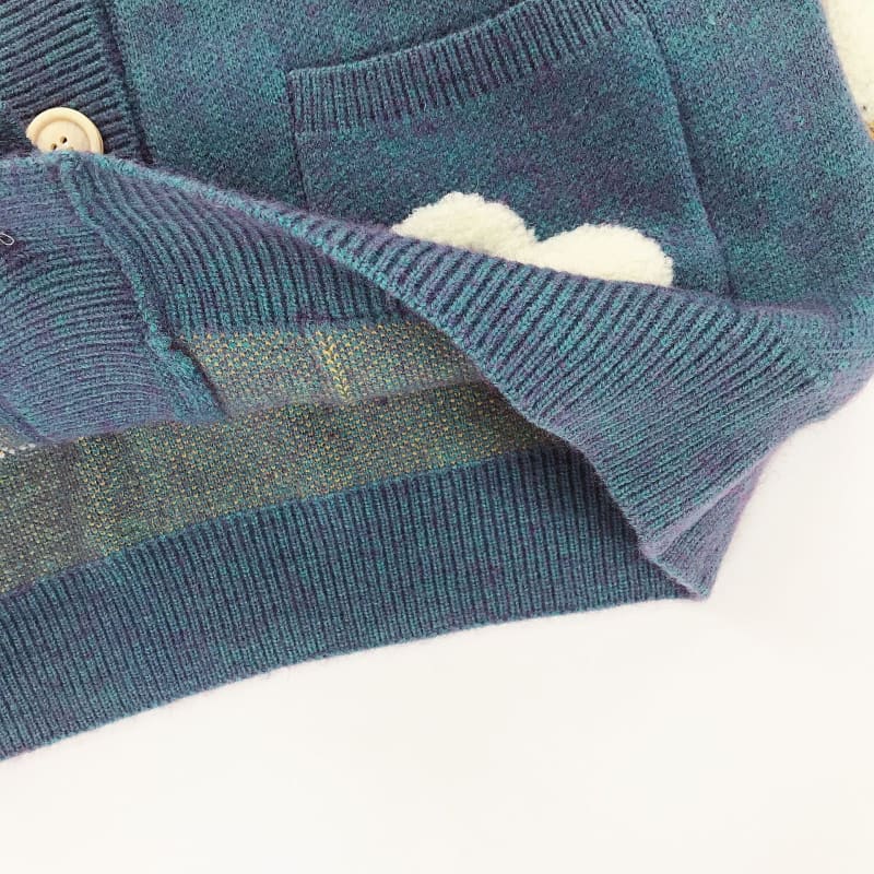 Lamb Dreams Soft Knitted Kawaii Cardigan Sweater - One Size 
