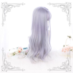 Lolita Bleach Purple Large Waves Long Curly Hair MK0470 - KawaiiMoriStore