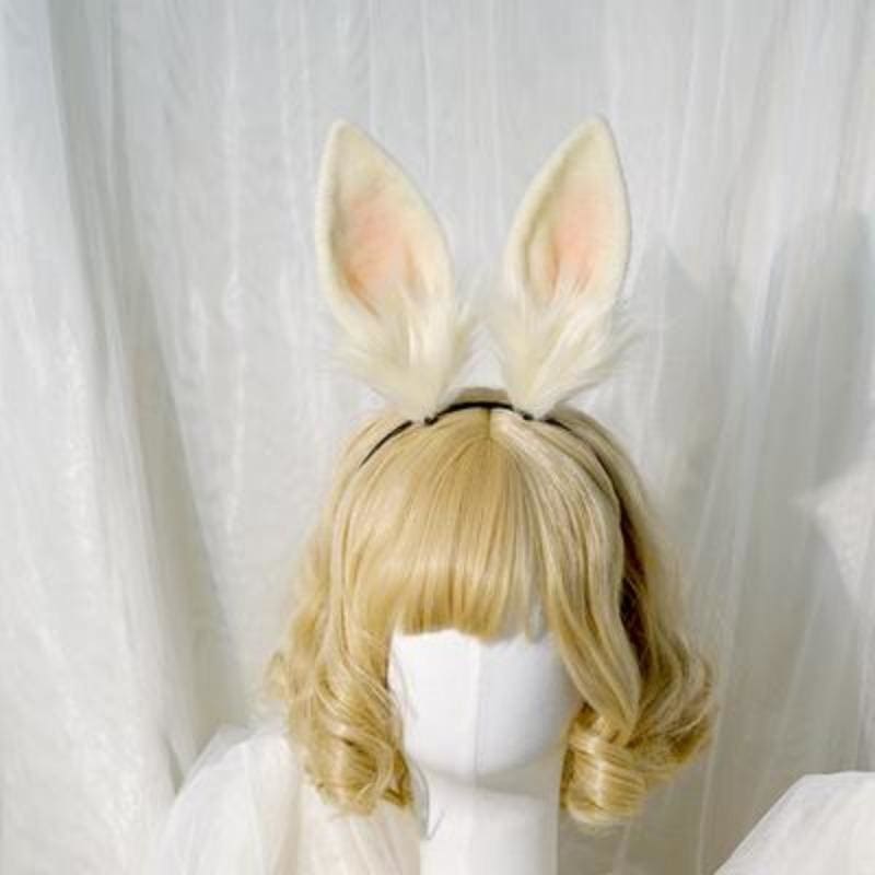 Lolita Cute Girl Rabbit Ears Headband MM1136 - KawaiiMoriStore