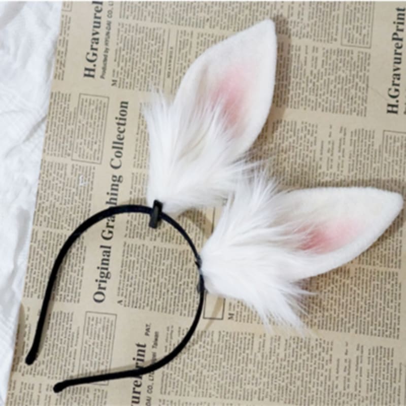 Lolita Cute Girl Rabbit Ears Headband MM1136 - KawaiiMoriStore