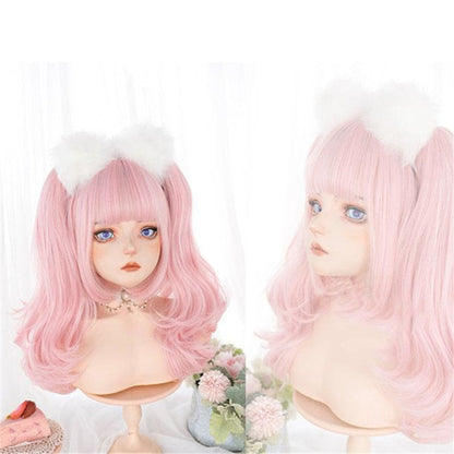 Lolita Double Ponytail Curly Wig MK0581 - KawaiiMoriStore