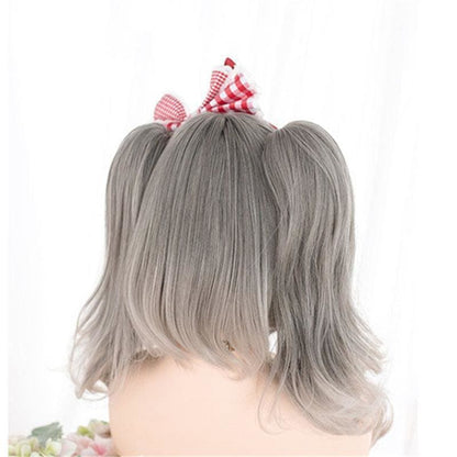 Lolita Double Ponytail Curly Wig MK0581 - KawaiiMoriStore