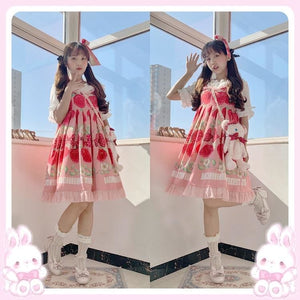 Lolita Kawaii Retro Lace Bowknot Cosplay Shoes MK0805 - KawaiiMoriStore