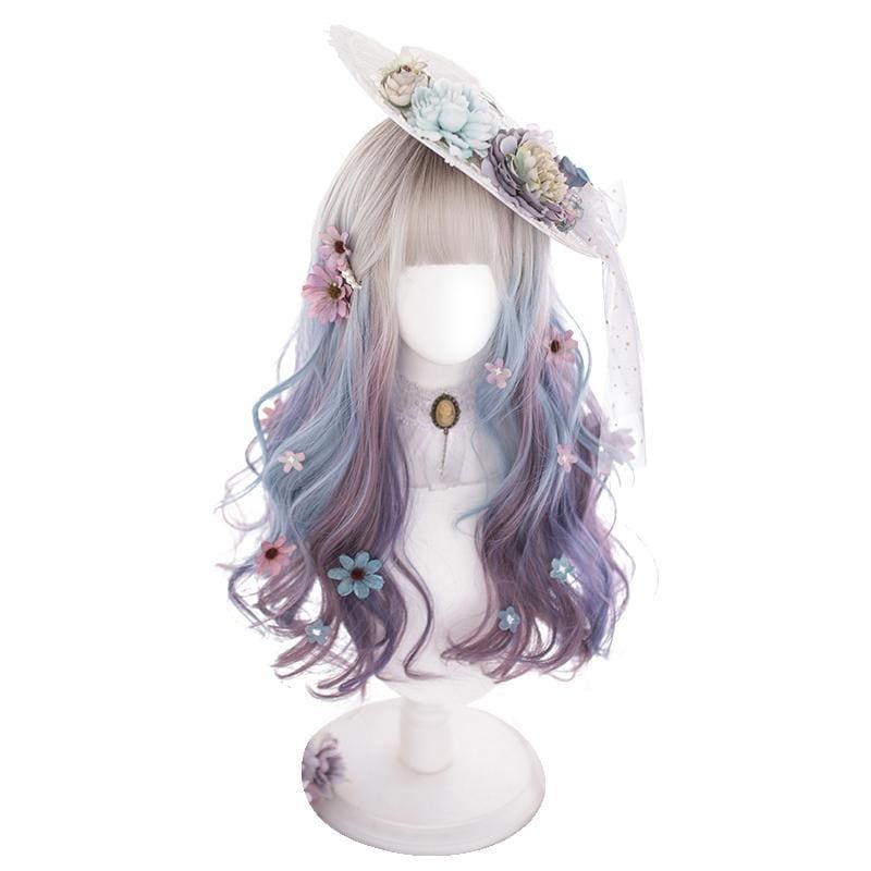 Lolita Misty Gradient Long Curly Wig MK15565 - KawaiiMoriStore
