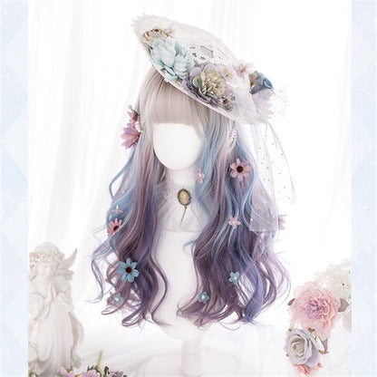 Lolita Misty Gradient Long Curly Wig MK15565 - KawaiiMoriStore