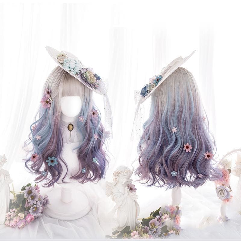 Lolita Misty Gradient Long Curly Wig MK15565 - KawaiiMoriStore