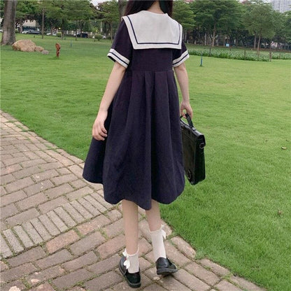 Lolita MKawaii  JK Mid-Length Dress MK14939 - KawaiiMoriStore