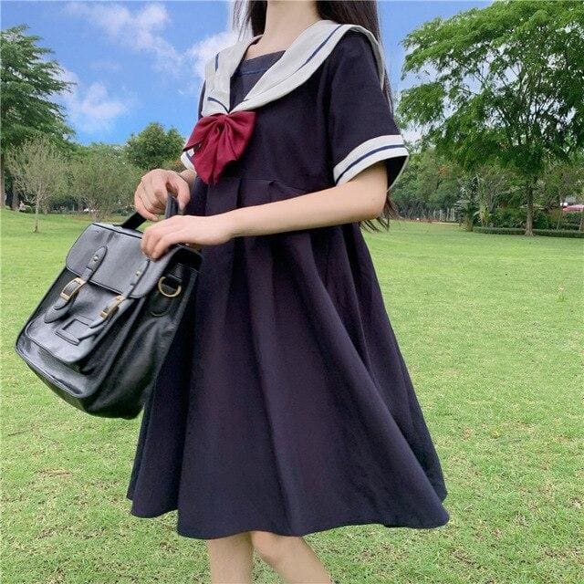 Lolita MKawaii  JK Mid-Length Dress MK14939 - KawaiiMoriStore