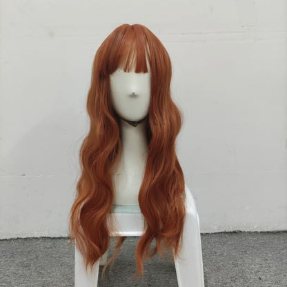 Lolita Pumpkin Long Curly Wig MK15560 - wigs