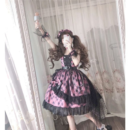 Lolita [Sweetheart Sniper] Punk Dress MK15163 - KawaiiMoriStore