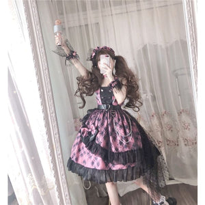 Lolita [Sweetheart Sniper] Punk Dress MK15163 - KawaiiMoriStore