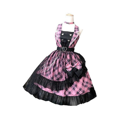 Lolita [Sweetheart Sniper] Punk Dress MK15163 - KawaiiMoriStore