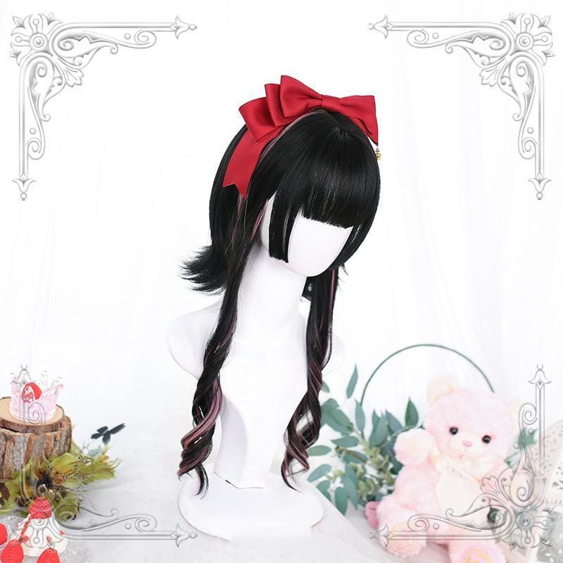 Lolita Upturned Highlights Short Wig MK15468 - KawaiiMoriStore