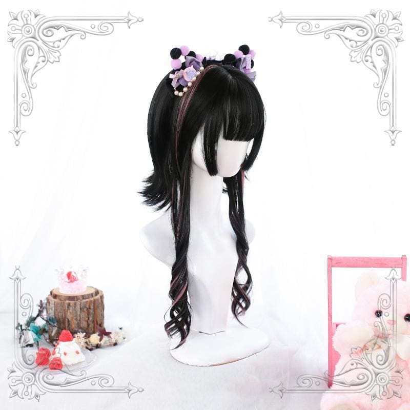Lolita Upturned Highlights Short Wig MK15468 - KawaiiMoriStore