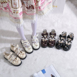 Lolita Vintage Little Leather Shoes MK15156 - KawaiiMoriStore