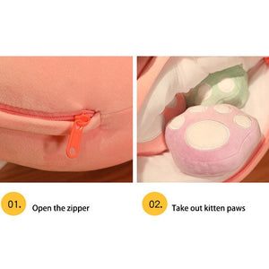 Lovely Cat Claw Snack Pillow Plush Toy MM1131 - KawaiiMoriStore
