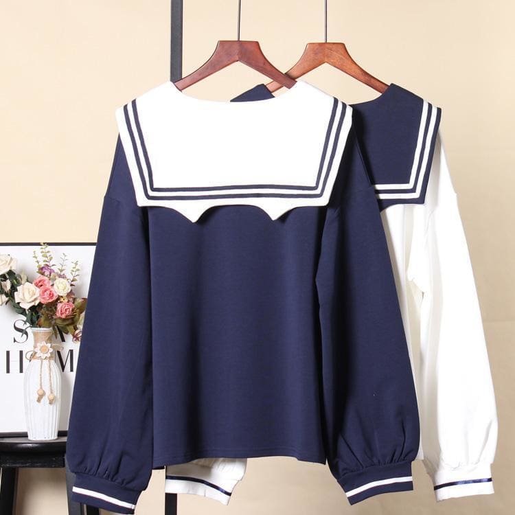 Lovely Cats Navy Hoodie MK14978 - KawaiiMoriStore