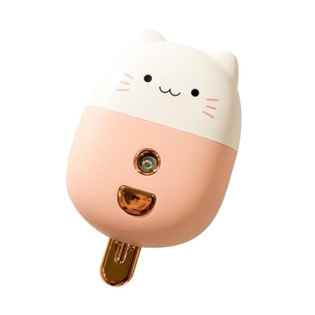 Lovely Cute Pastel Cat Portable Mini USB Charging Facial 