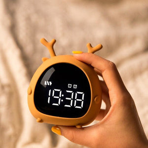 Lovely Personality Voice LED Alarm Clock MK14886 - KawaiiMoriStore