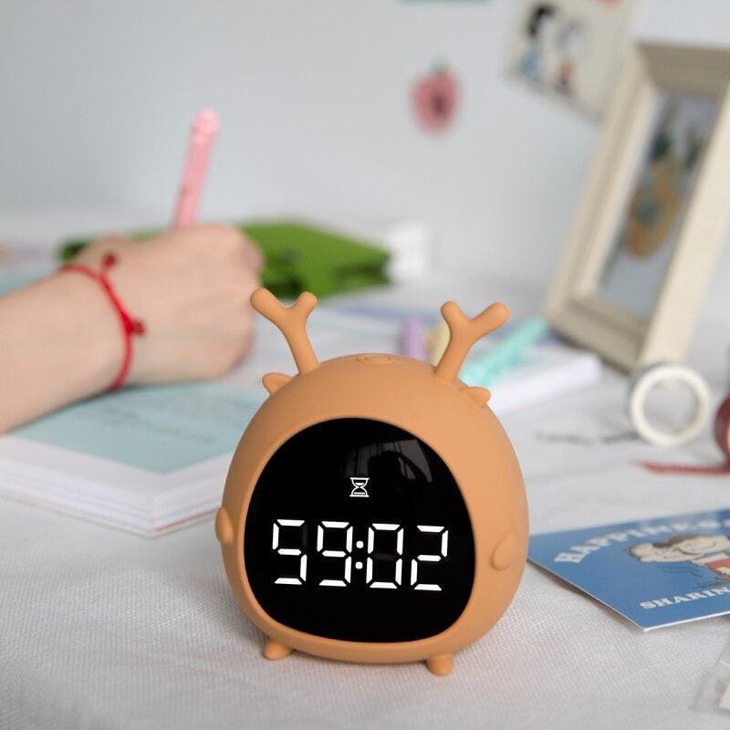 Lovely Personality Voice LED Alarm Clock MK14886 - KawaiiMoriStore