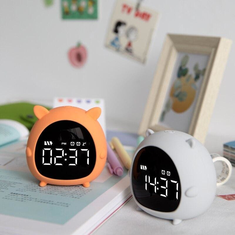 Lovely Personality Voice LED Alarm Clock MK14886 - KawaiiMoriStore