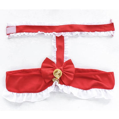 Lovely Red Christmas Bell 2pcs Bikini Suit MM0622 - KawaiiMoriStore