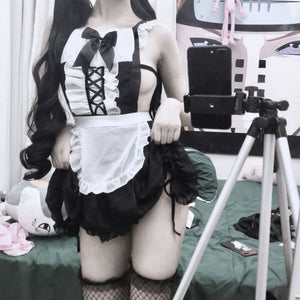 Maid Outfit Sexy Lingerie Lolita Dress Cute Uniform MK061 - KawaiiMoriStore