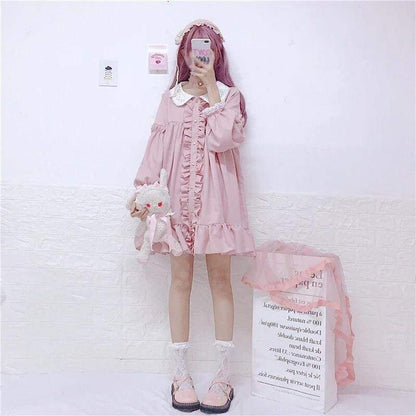 Marlie Sugarberry Kawaii Ruffle Dolly Dress - One Size